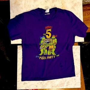 Ninja Turtle 5th Birthday Shirt